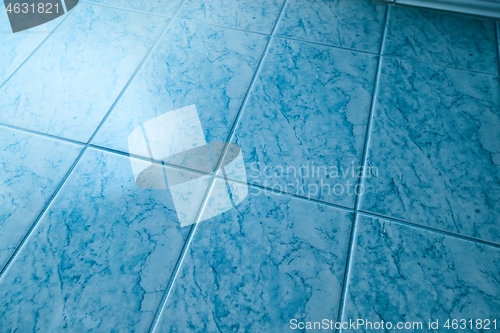 Image of Tiled bathroom floor