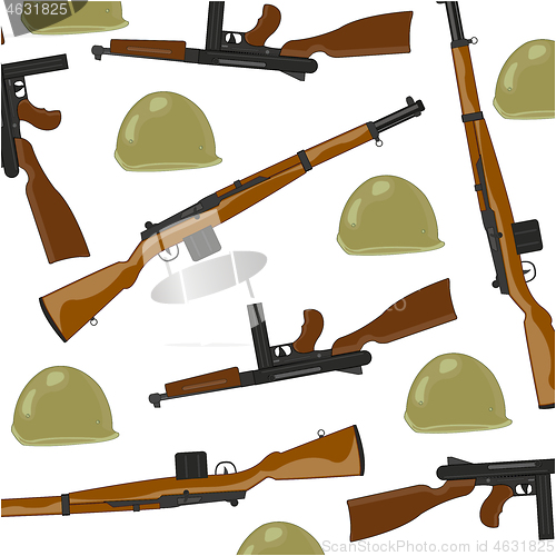 Image of American small arms of the timeses of the second world war