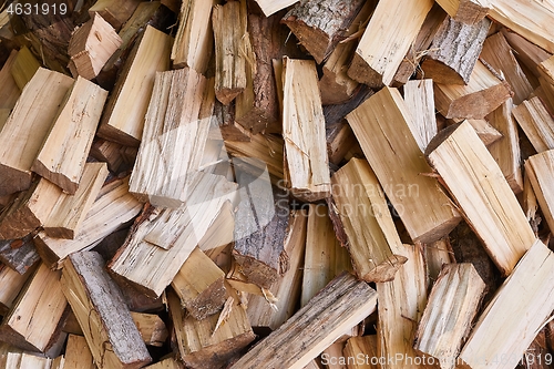 Image of Wood Pile Closeup