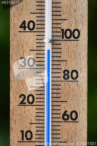 Image of Thermometer in summer