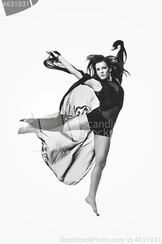 Image of Beautiful modern dancer girl