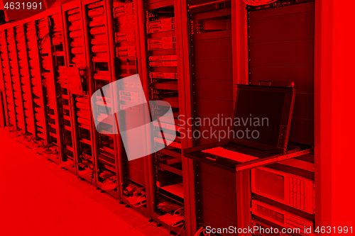 Image of network server room