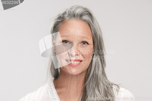 Image of Portrait of senior woman