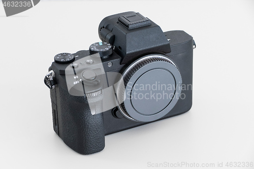 Image of DSLR camera without lens