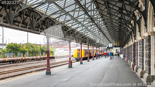 Image of railway station of Dunedin south New Zealand