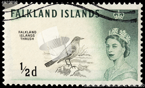 Image of Austral Thrush Stamp