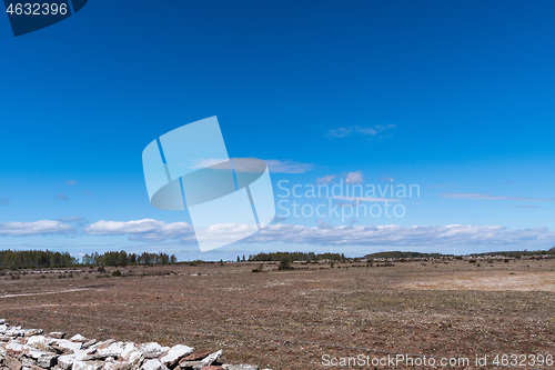 Image of Great wide barren grassland, nature reserve at the Stora Alvaret