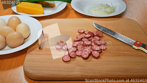 Image of Kit for quick cooking on the kitchen table