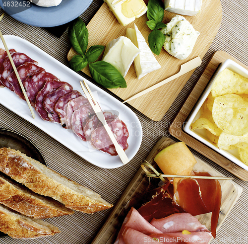 Image of Cold Cuts and Delicious Snacks