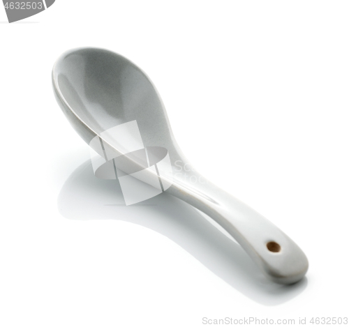 Image of grey color asian spoon