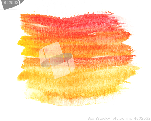 Image of watercolor paint on white background