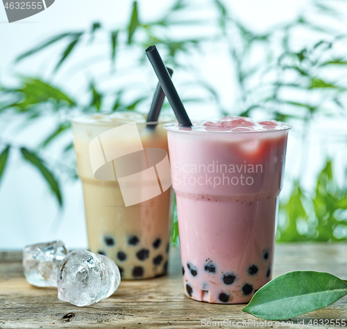 Image of iced bubble tea