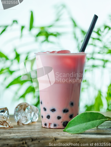 Image of iced bubble tea