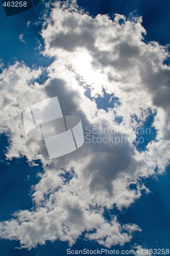 Image of sky and clouds background 