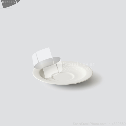 Image of empty white plate