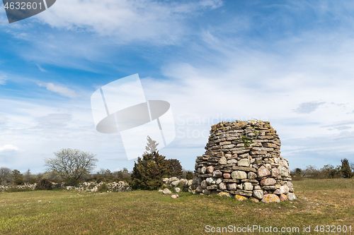 Image of Landscape with an old beacon