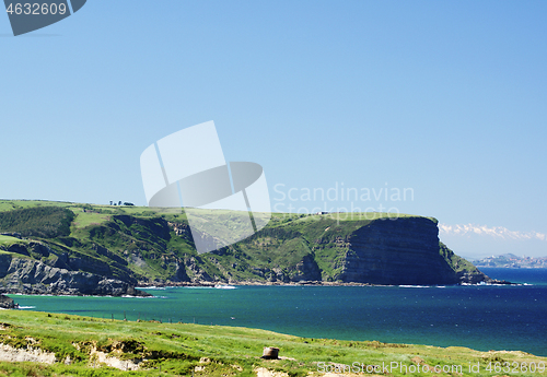 Image of Landscape of Cabo de Galizano, Spain