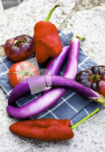 Image of Ripe Colorful Vegetables