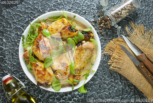 Image of baked chicken