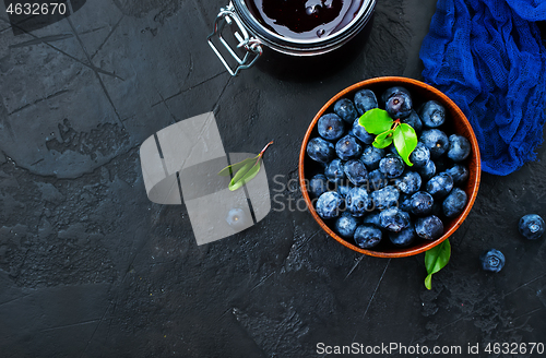 Image of fresh blueberry