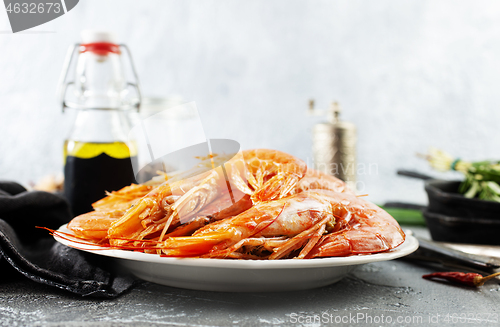 Image of boiled shrimps