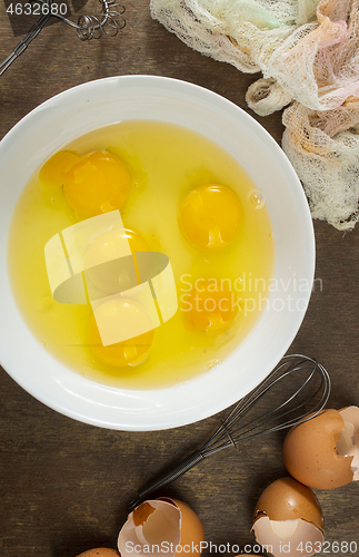 Image of chicken eggs