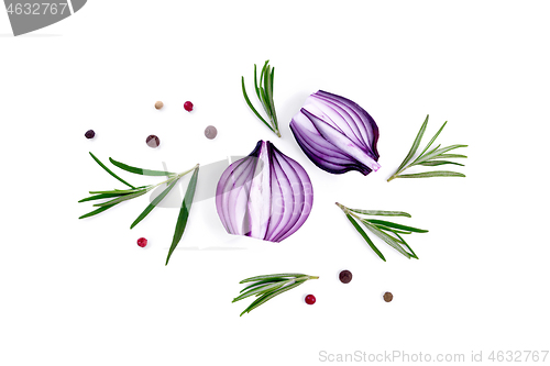 Image of Onion purple with rosemary