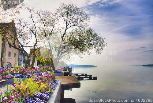 Image of Lake Constance in spring 