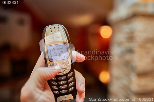 Image of Old Nokia mobile phone