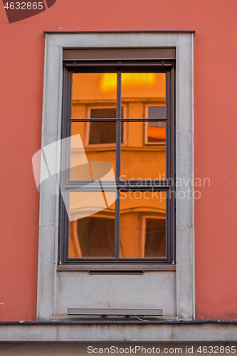 Image of Golden Glass Window