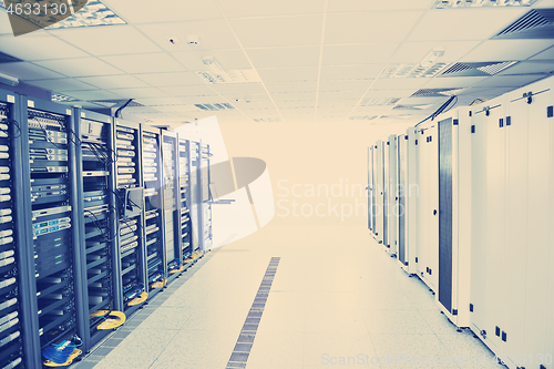 Image of network server room