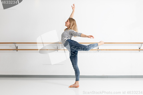 Image of female dancer in action