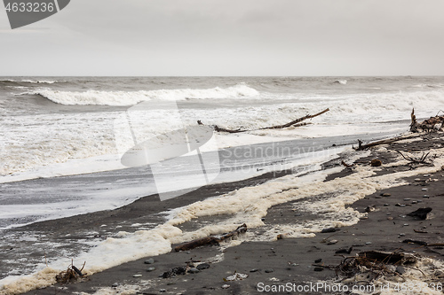 Image of jade beach Hokitika, New Zealand