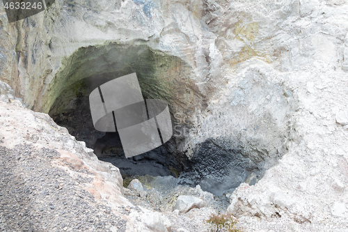 Image of geothermal activity at Rotorua in New Zealand