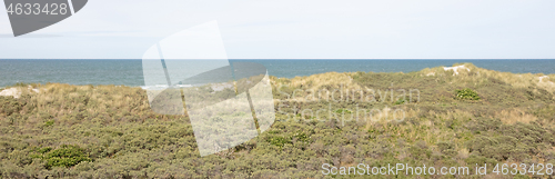 Image of Dunes, North Sea and Waddensea coast of nature reserve on Amelan