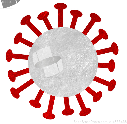 Image of Icon of the Corona virus or bacteria