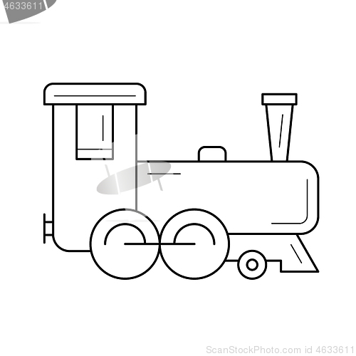 Image of Train line icon.