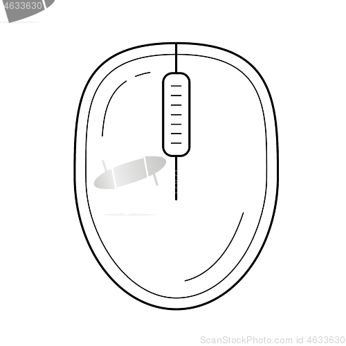 Image of Mouse line icon.