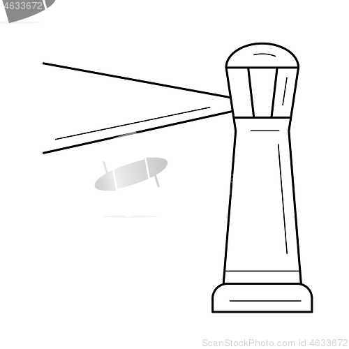 Image of Lighthouse line icon.