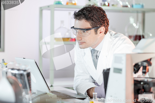 Image of Portrait of a helth care professional in laboratory.