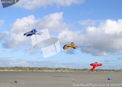 Image of Three stunt kites
