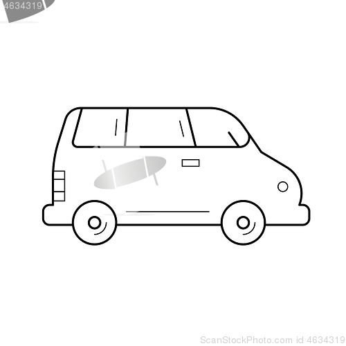 Image of Van line icon.