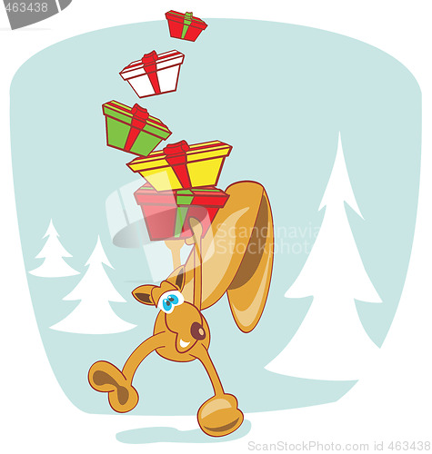 Image of Rodent with gifts