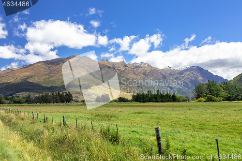 Image of Landscape scenery in south New Zealand