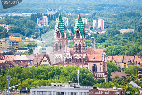 Image of view from Kirchberg at Freiburg