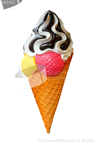 Image of Ice cream isolated