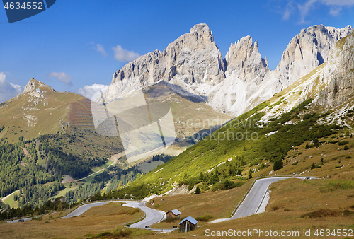 Image of Dolomites mountains landscape