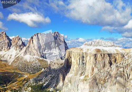 Image of Dolomites mountains landscape