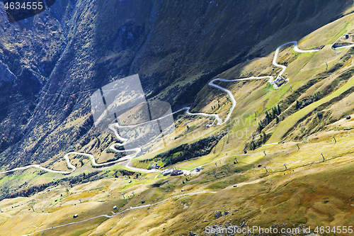 Image of Mountain road in Dolomites