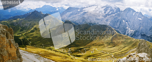 Image of Dolomites mountains landscape